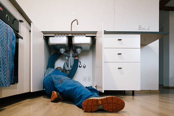 Professional Drain Cleaning technician working in Collinsville, IL